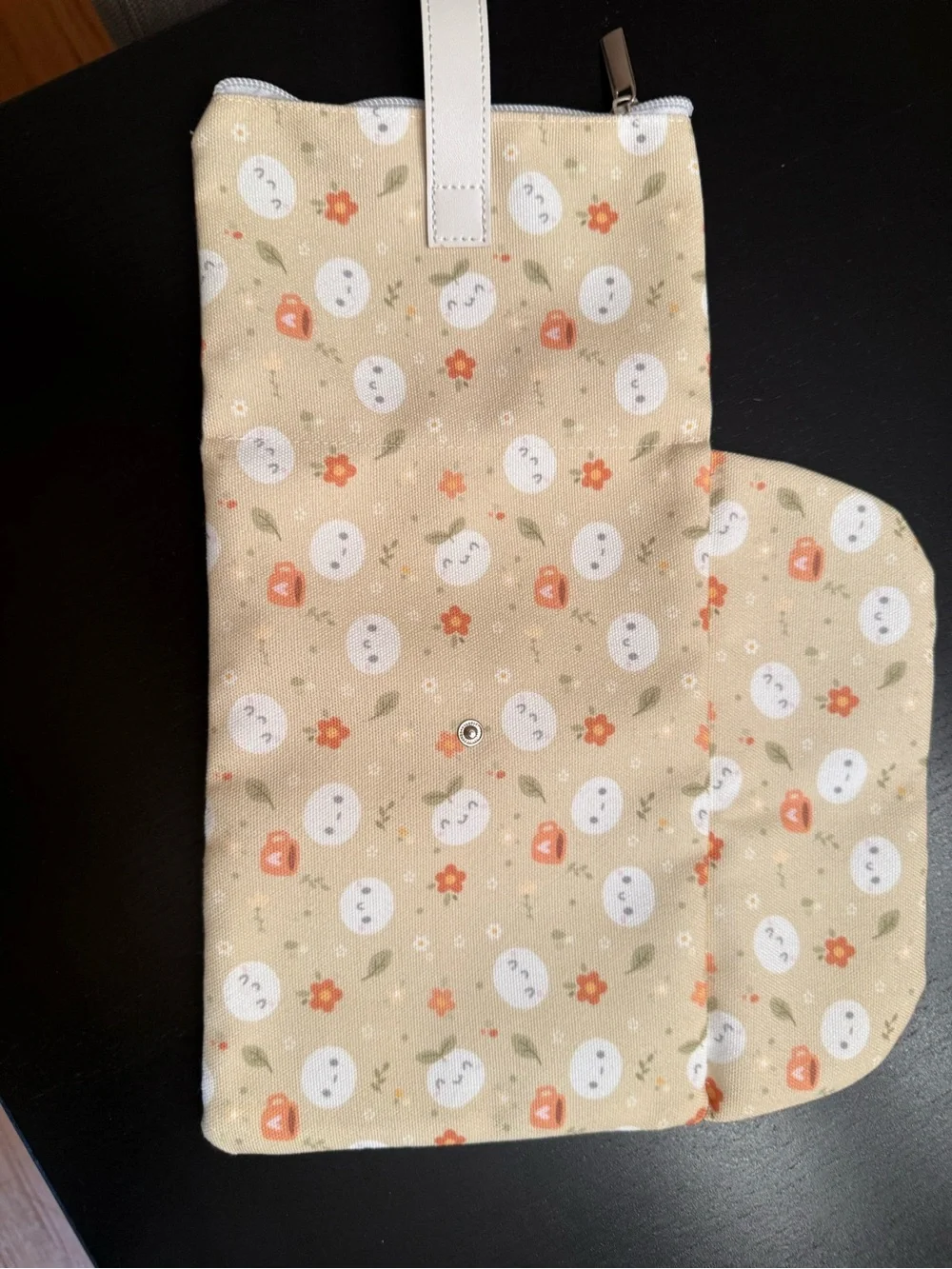 The Coffee Monsterz Co (TCMC) Emoti Floral Canvas Stationary Pen/Pencil Pouch